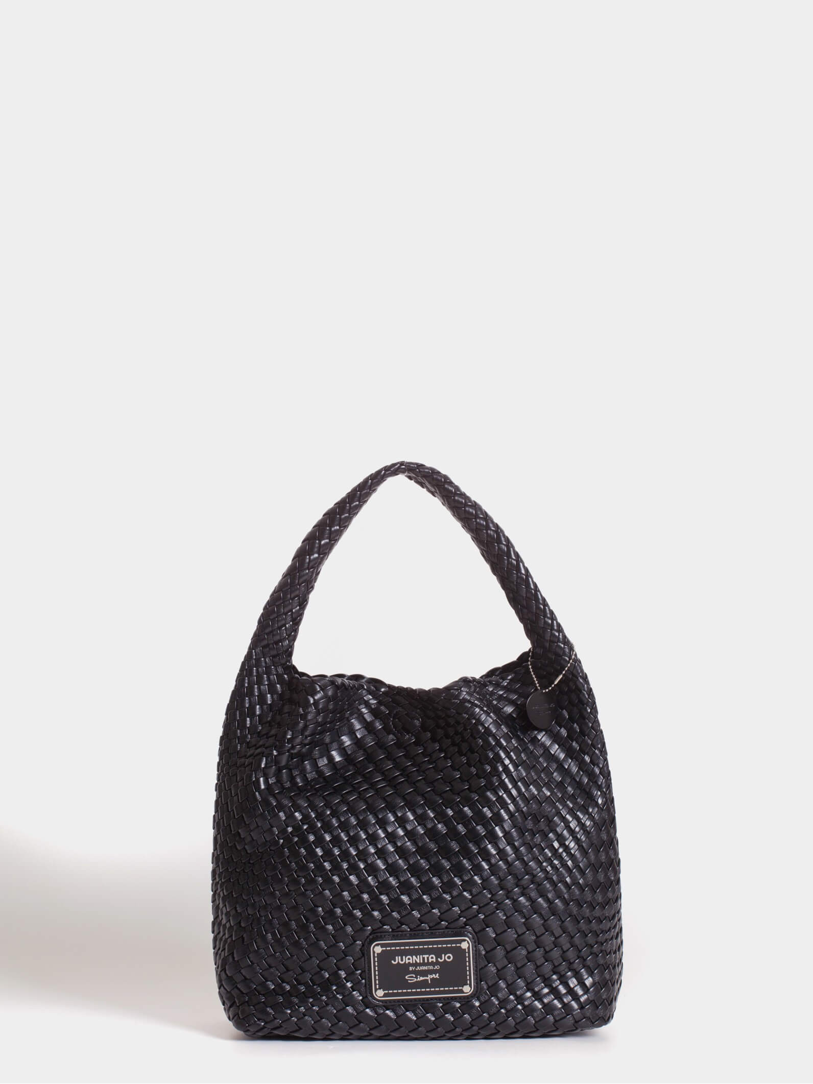 Set Lazo: Cartera mediana + Sobre pouch rectangular Negro
