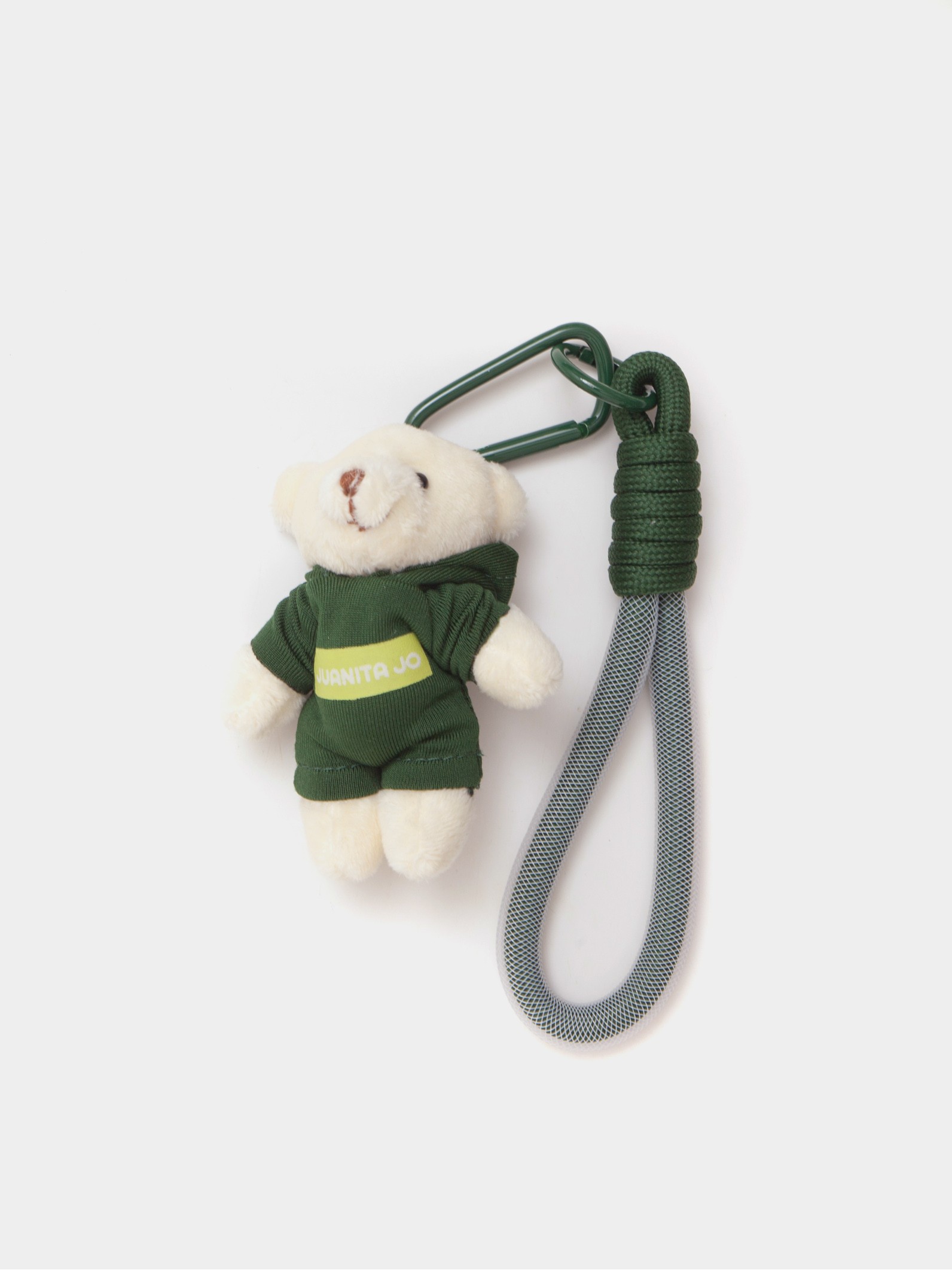 Llavero Charm Oso Peluche Verde Tomy