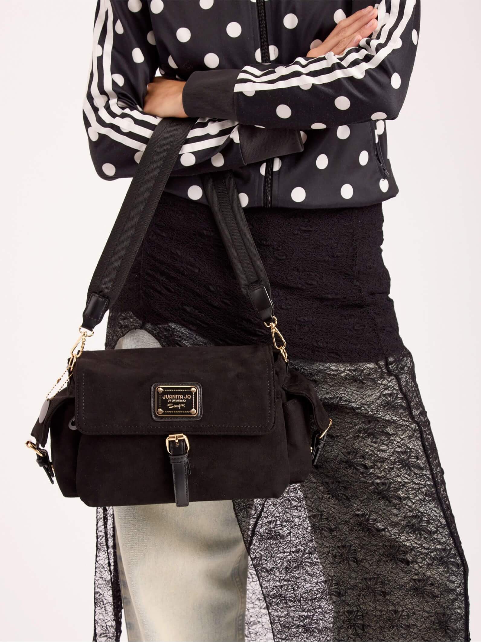 Cartera y Bandolera Negra Montana