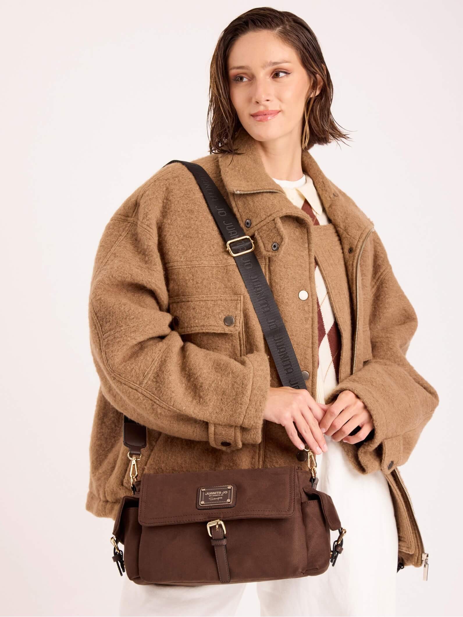 Cartera y Bandolera Chocolate Montana