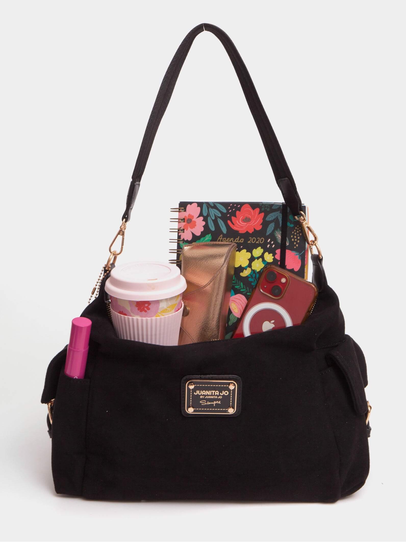 Cartera de Hombro Negra Montana