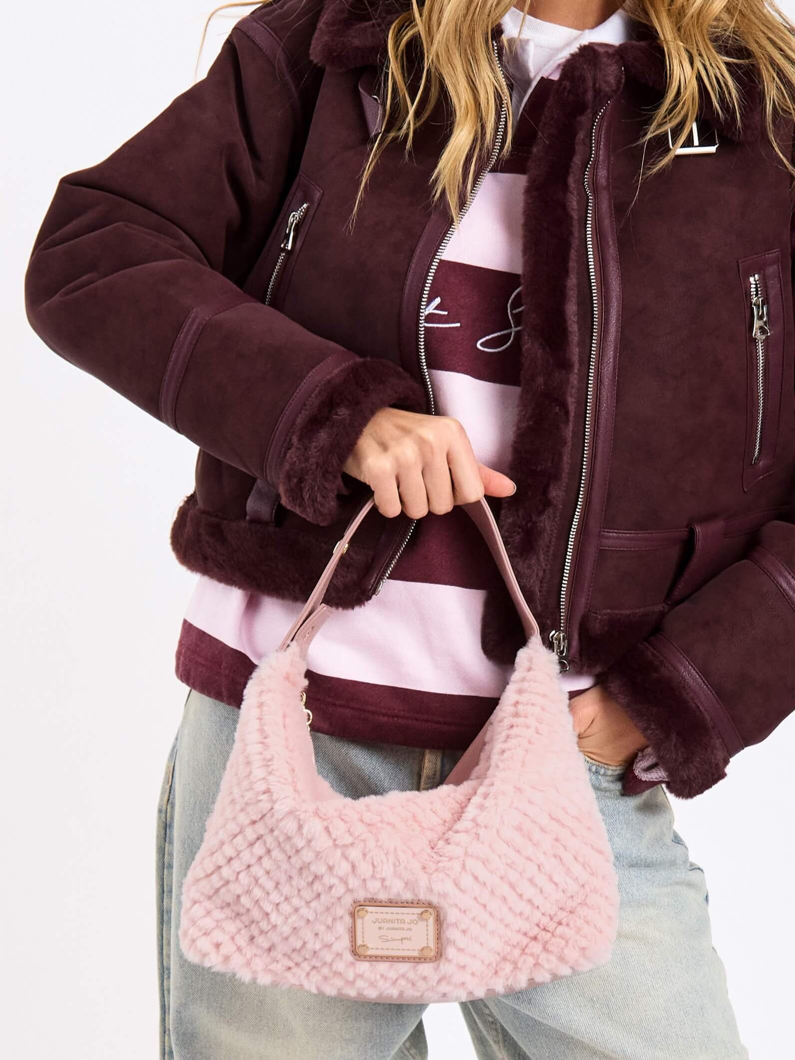 Cartera de Mano Rosa Dolina