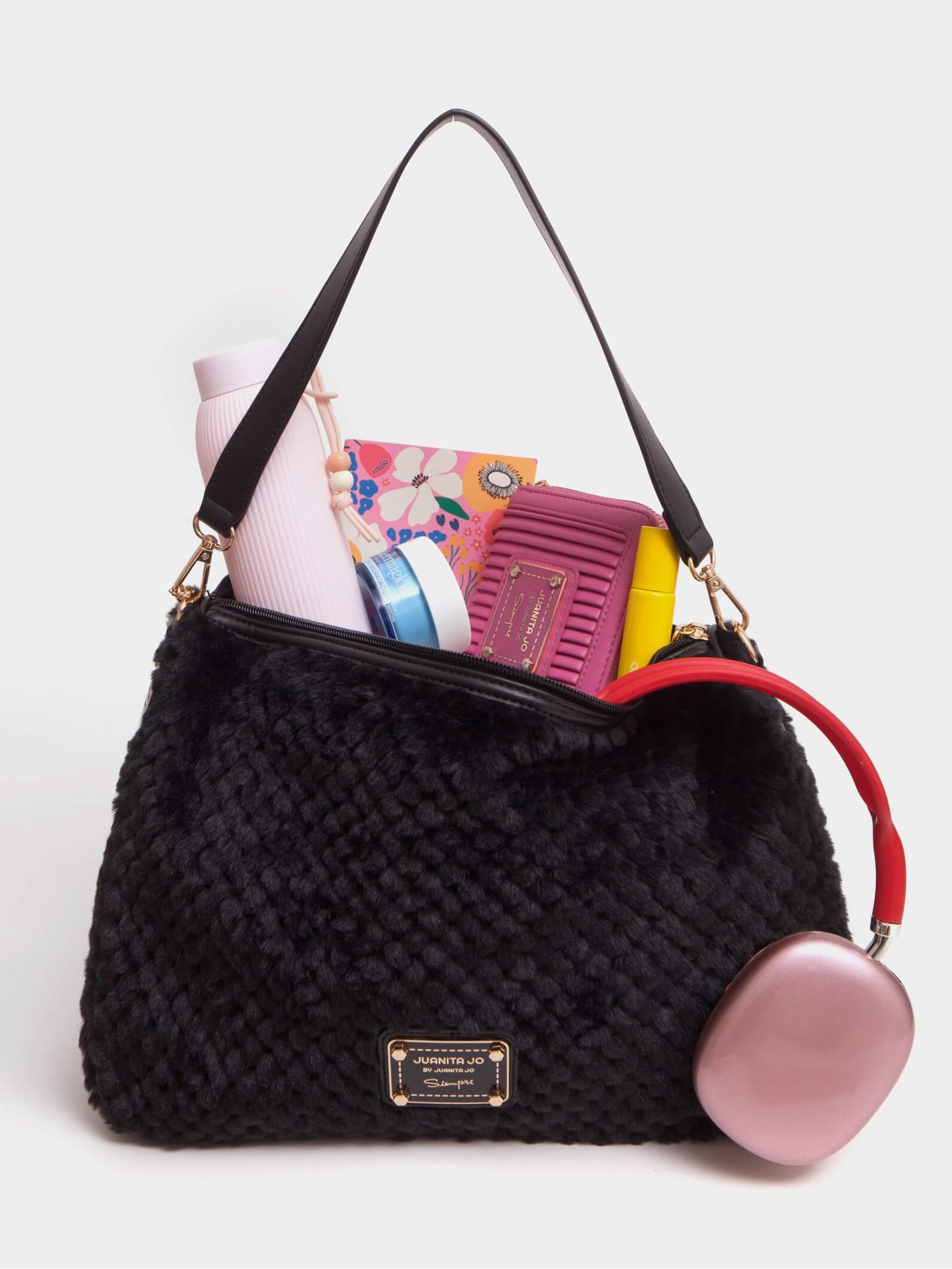 Cartera de Hombro Negra Dolina