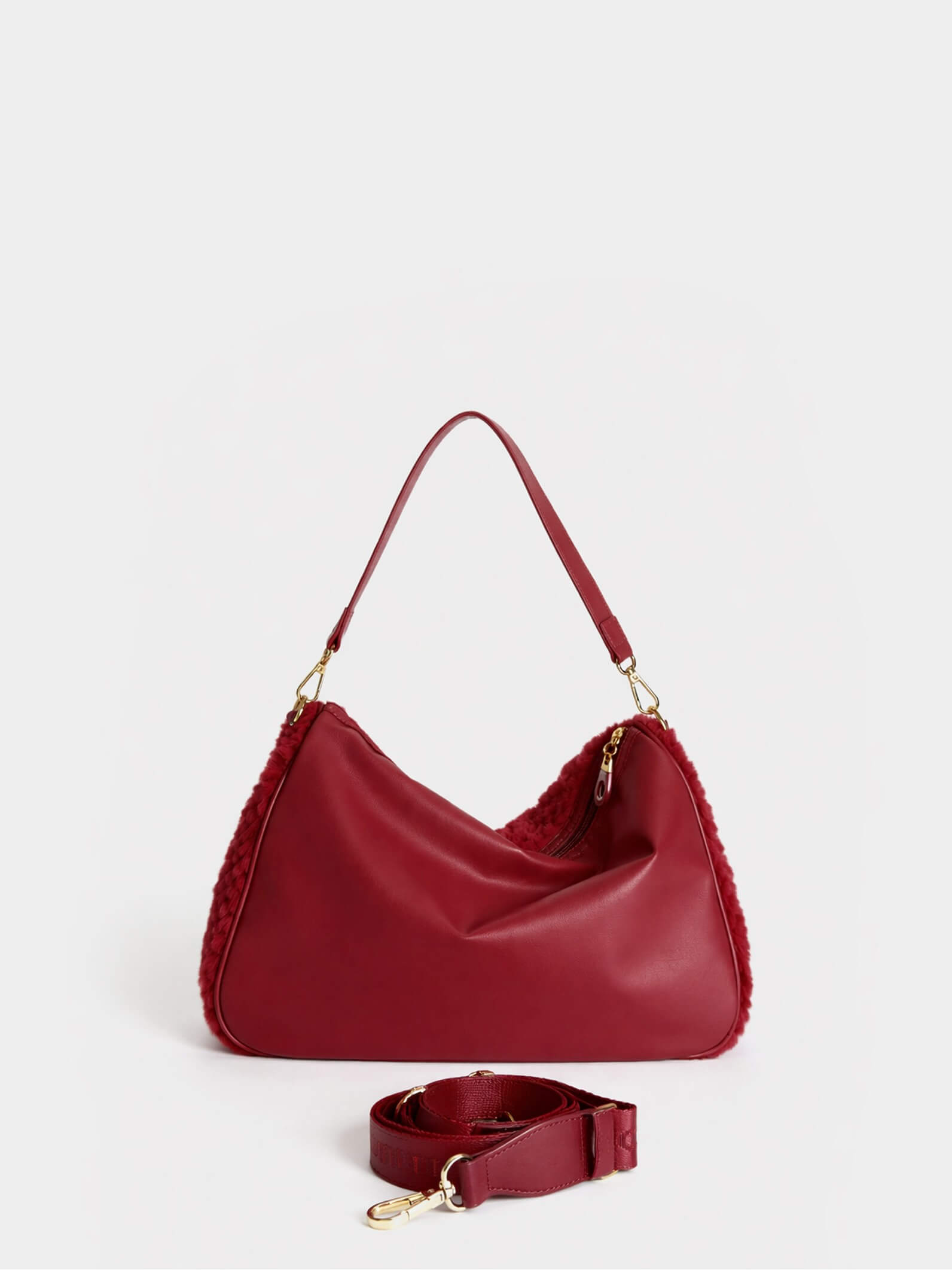 Cartera de Hombro Roja Dolina
