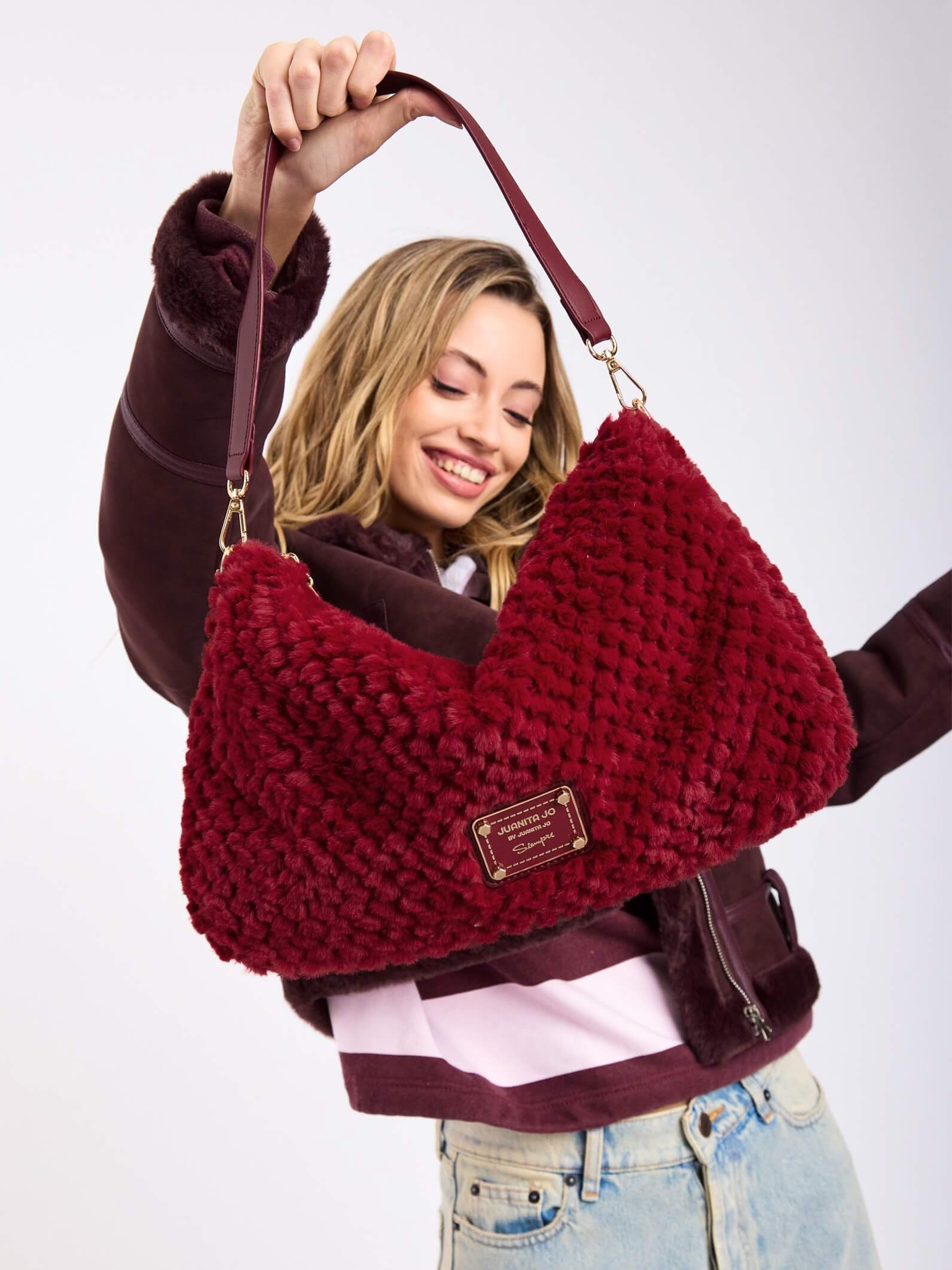Cartera de Hombro Roja Dolina