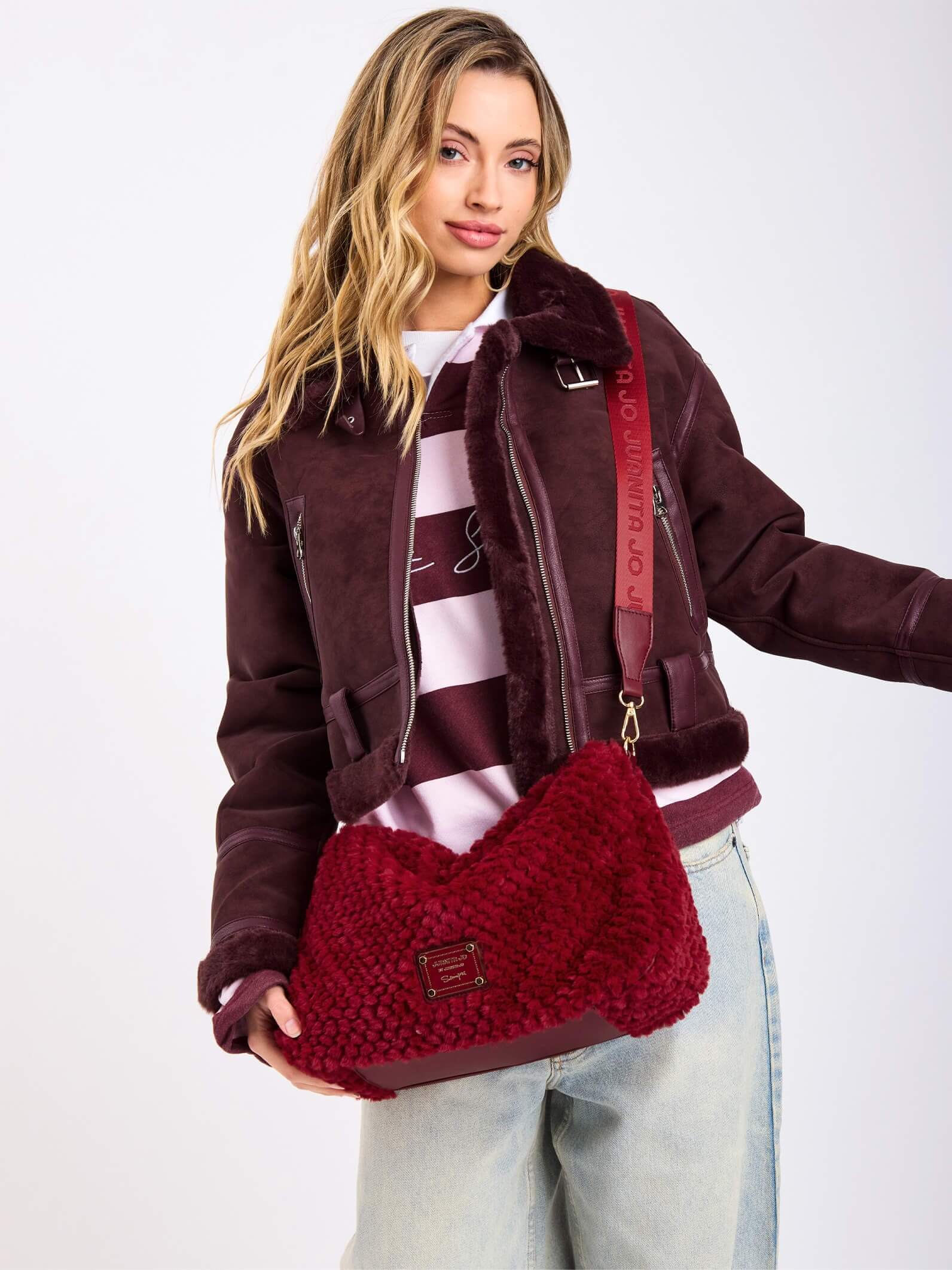 Cartera de Hombro Roja Dolina