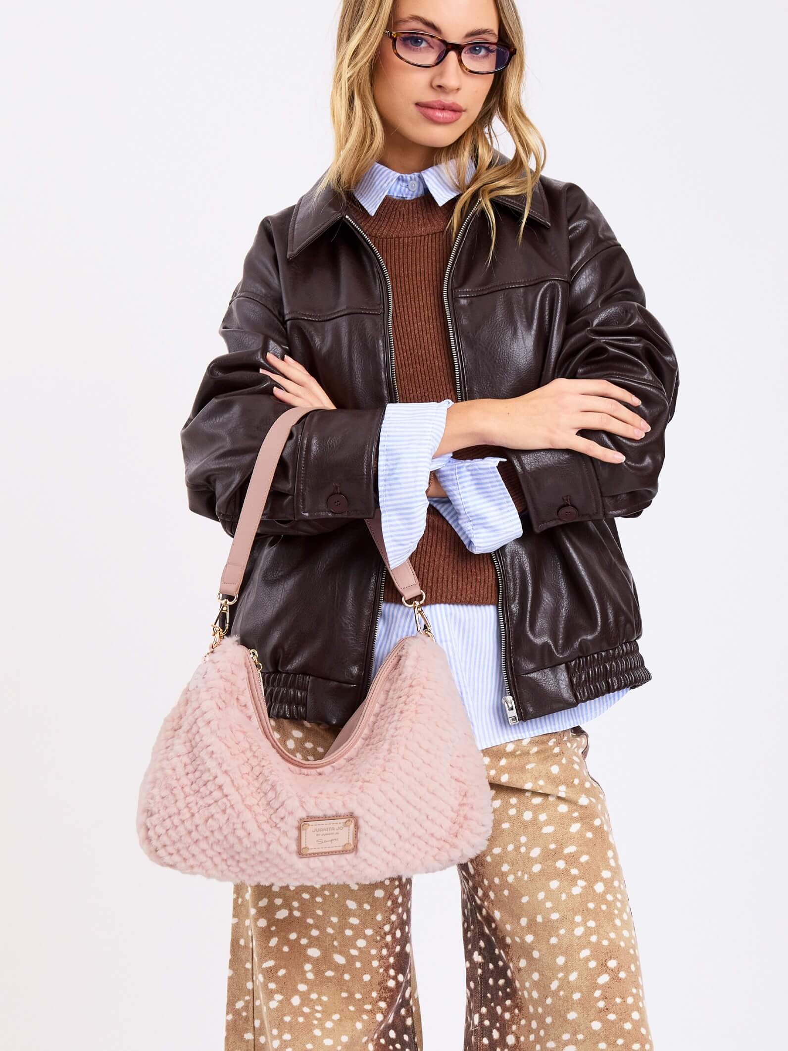 Cartera de Hombro Rosa Dolina