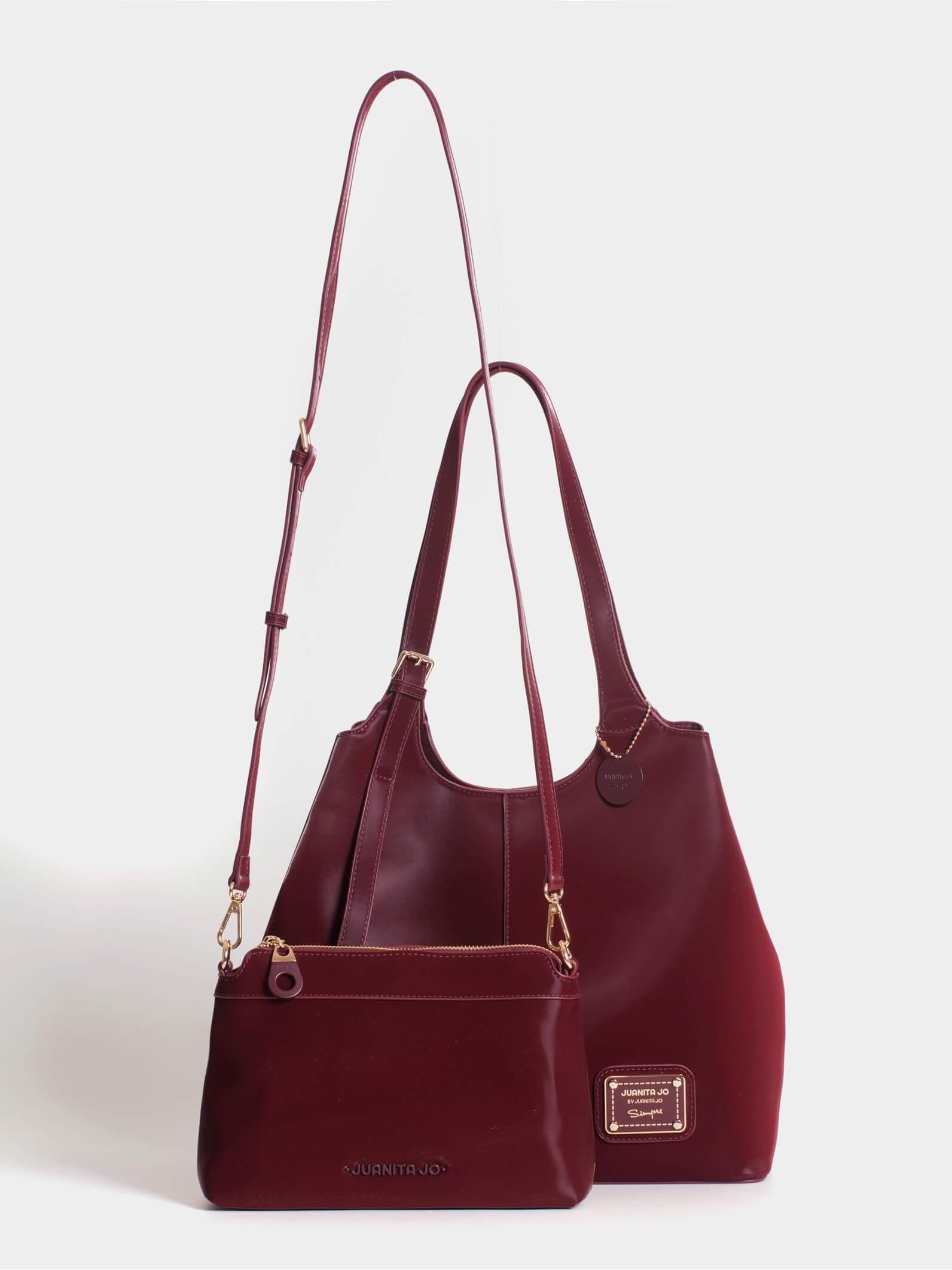 Cartera y Bandolera Meryl Bordó
