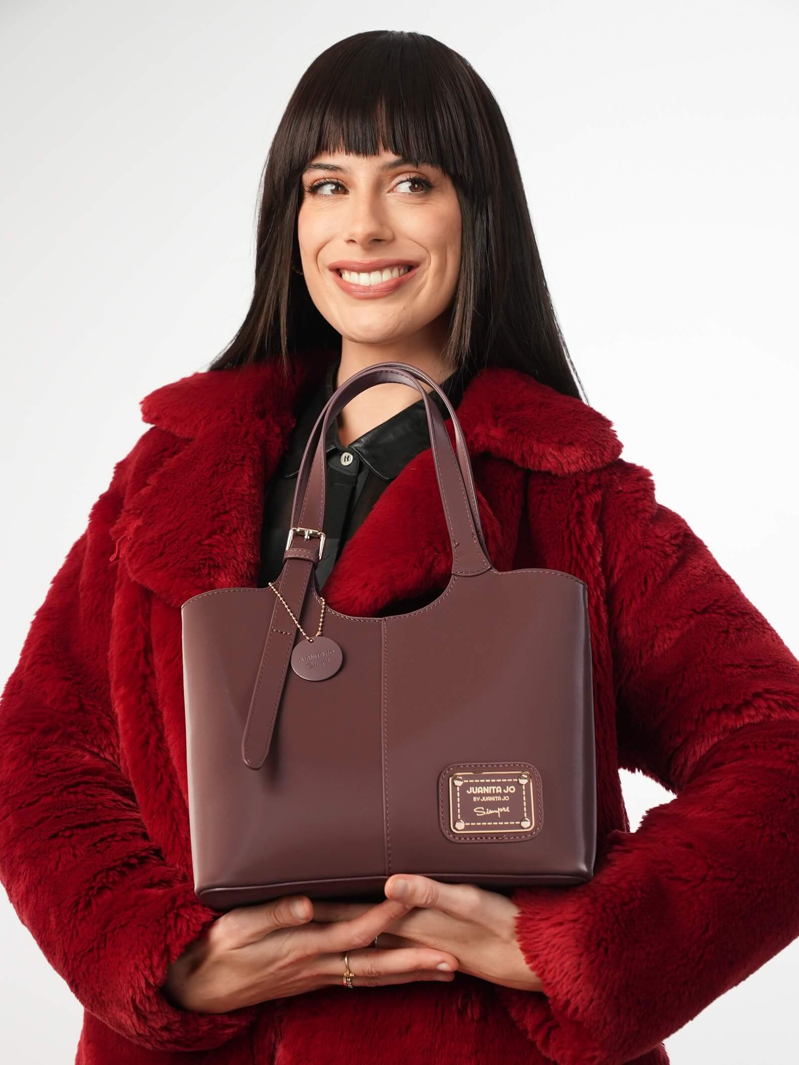 Cartera de mano y Minibag Meryl Chocolate