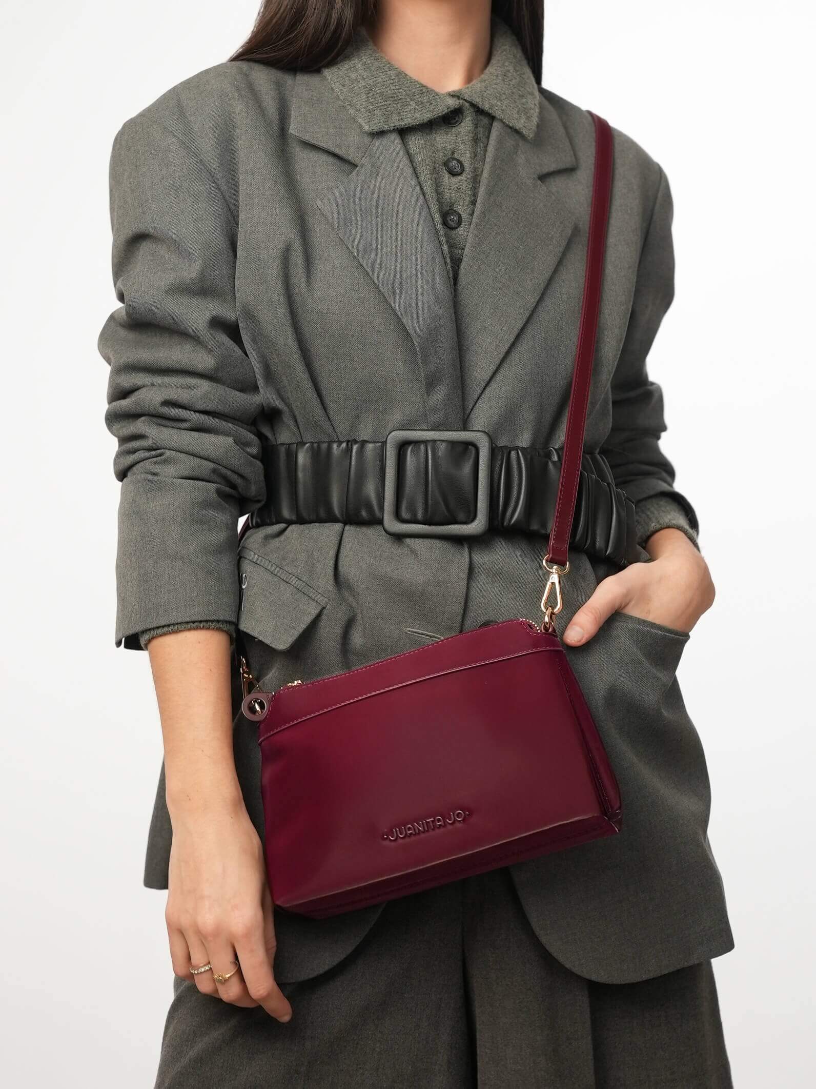 Cartera y Bandolera Meryl Bordó