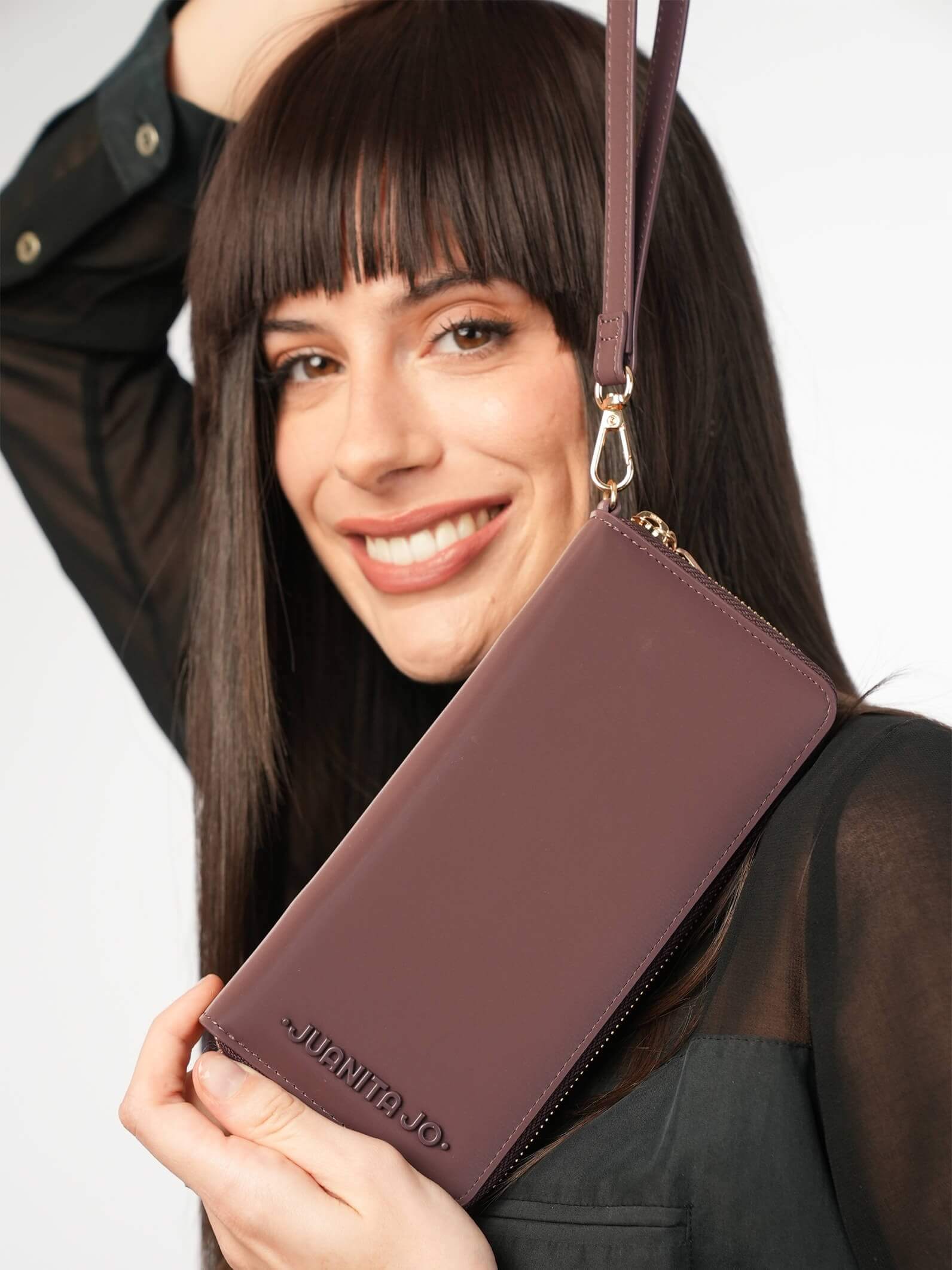 Billetera mediana vertical  Chocolate
