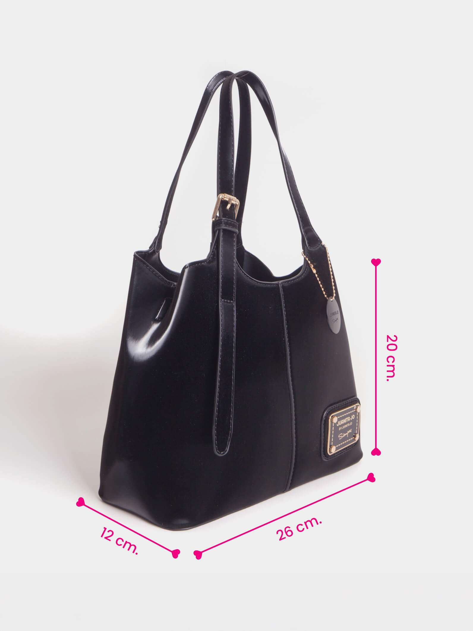 Cartera de mano y Minibag Meryl Negro