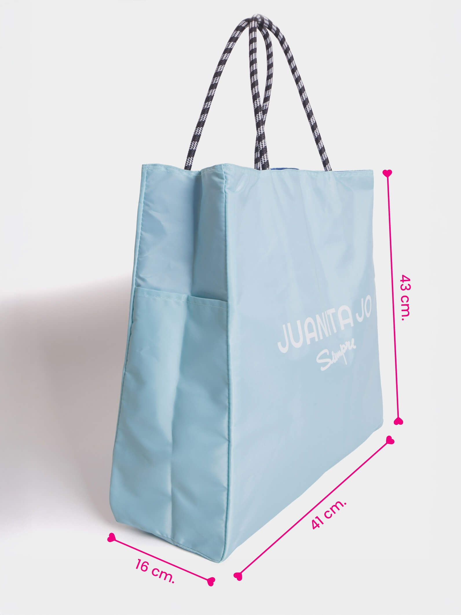 Tote Bag de Novytex Grande Celeste Buenos Aires