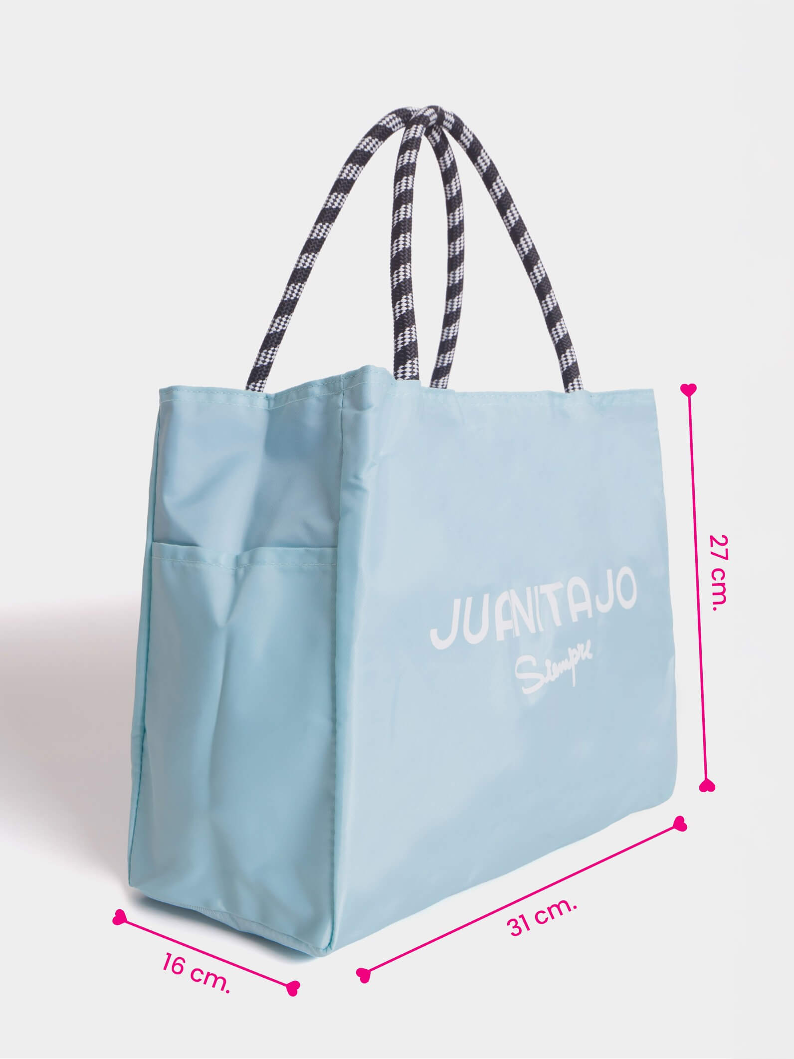 Tote Bag de Novytex Mediana Celeste Buenos Aires