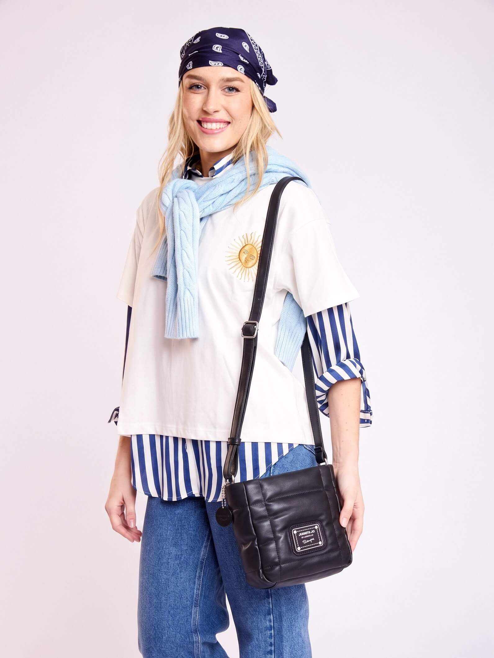 Bandolera Negra Puffer