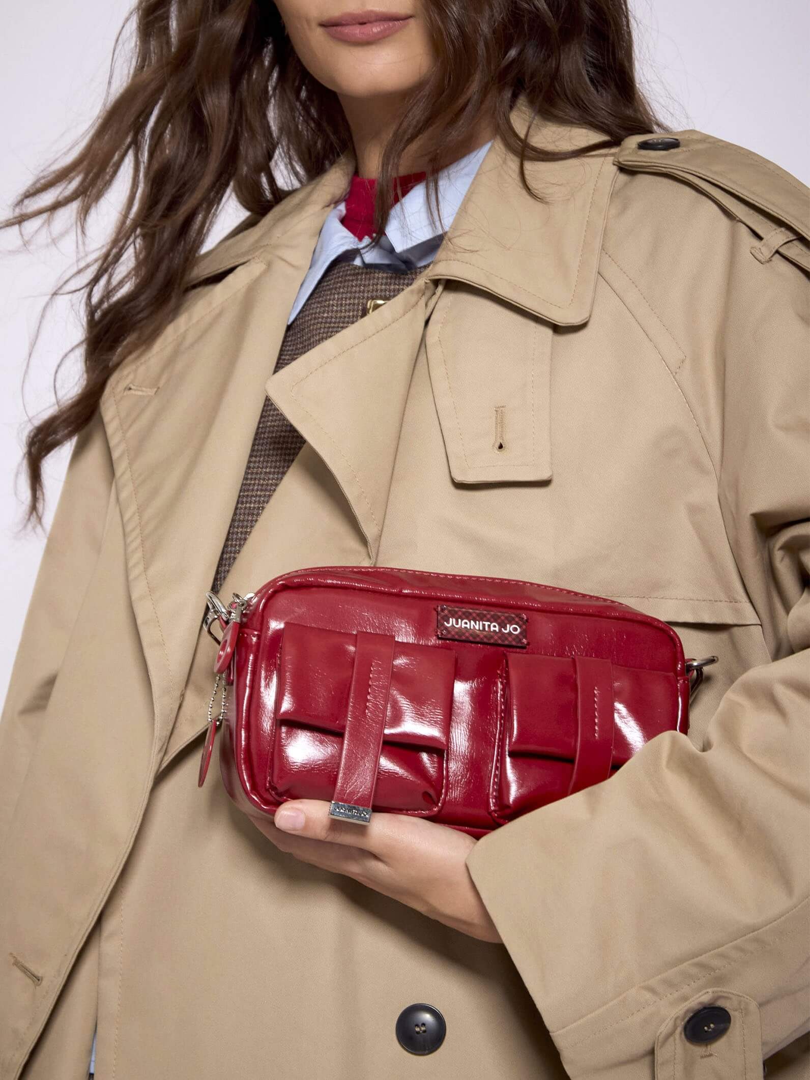 Cartera Bandolera Roja Roxie