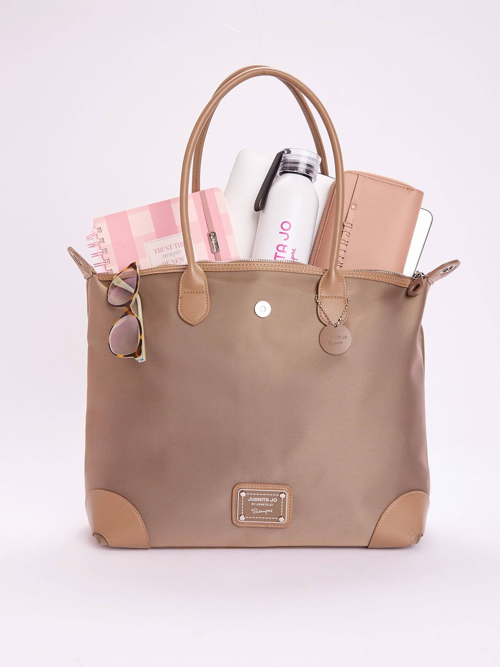 Cartera tipo Maletín Porta Notebook 14" Visón Mara
