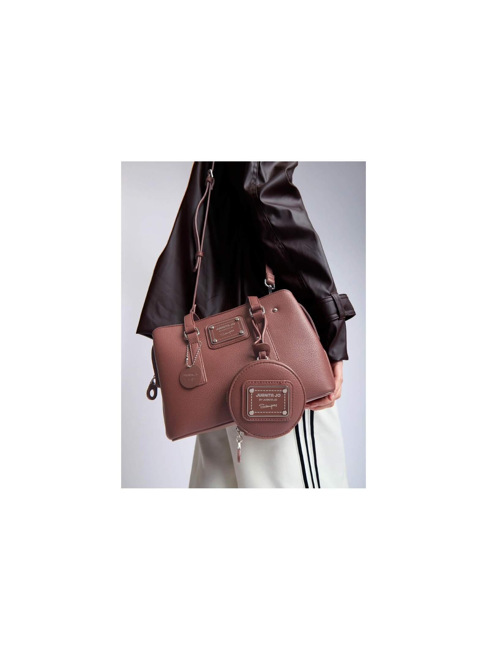 Cartera Mediana Julieta Marrón