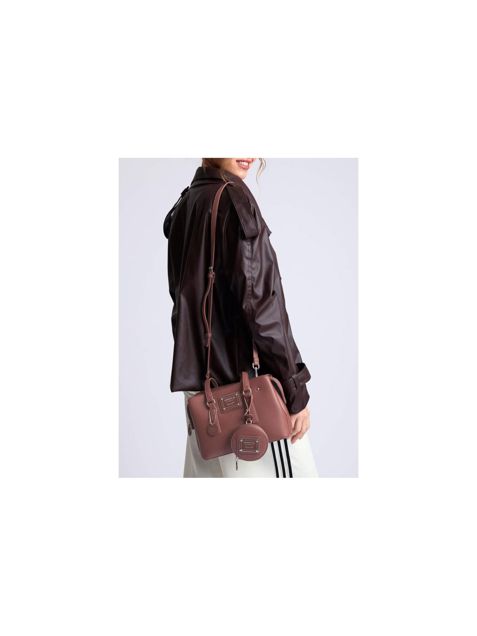 Cartera Mediana Julieta Marrón