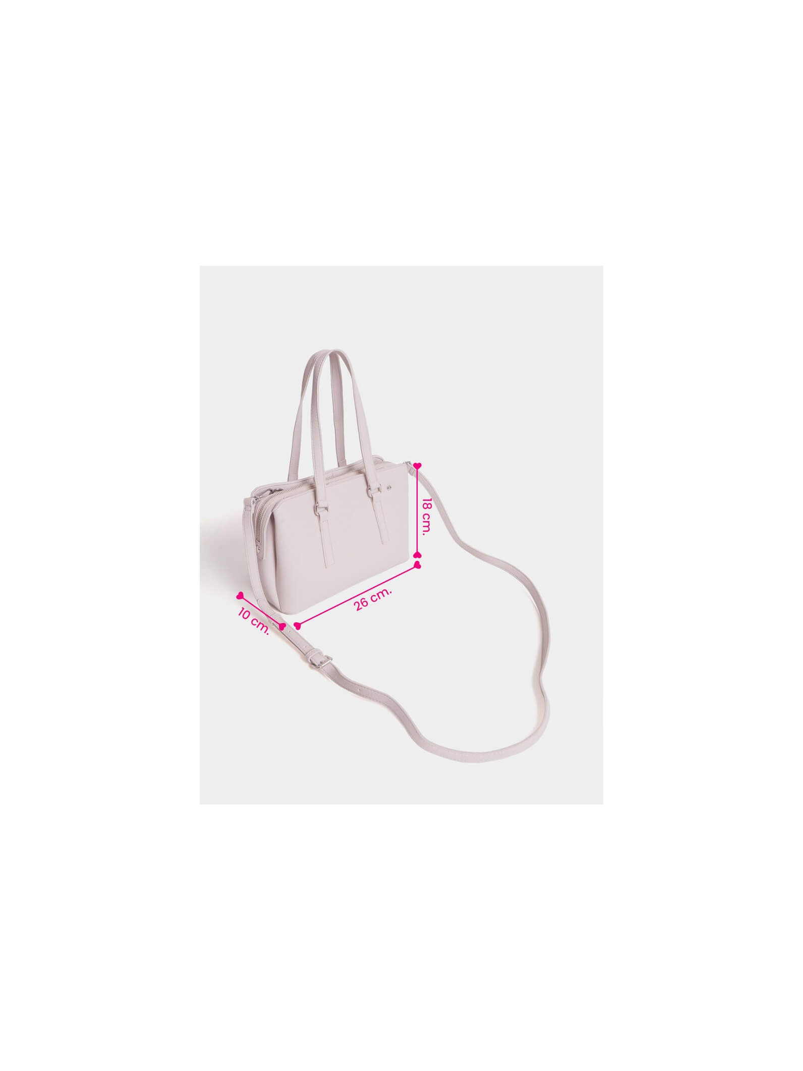 Cartera Mediana Julieta off white