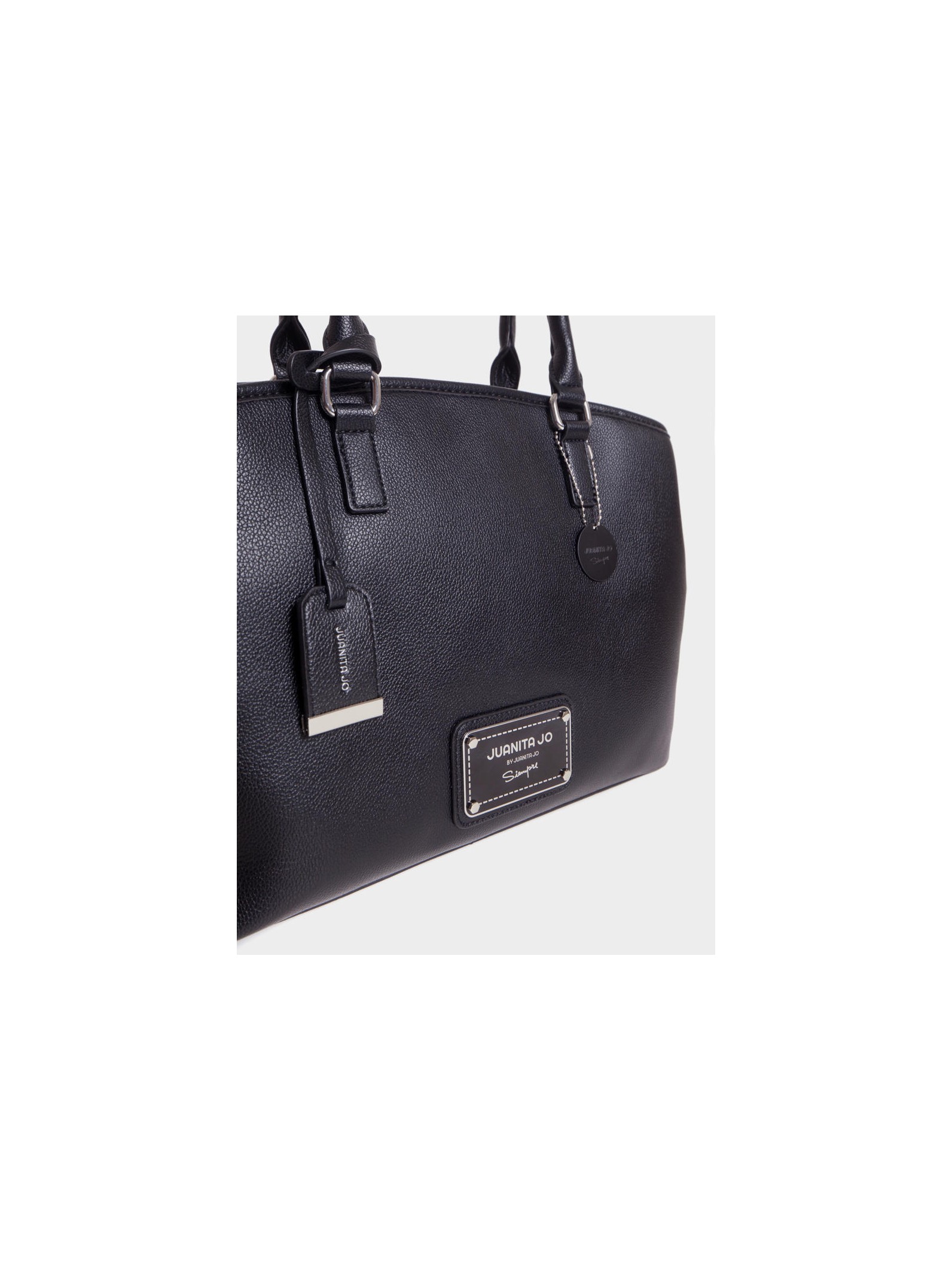 Cartera de mano grande Venecia Negro