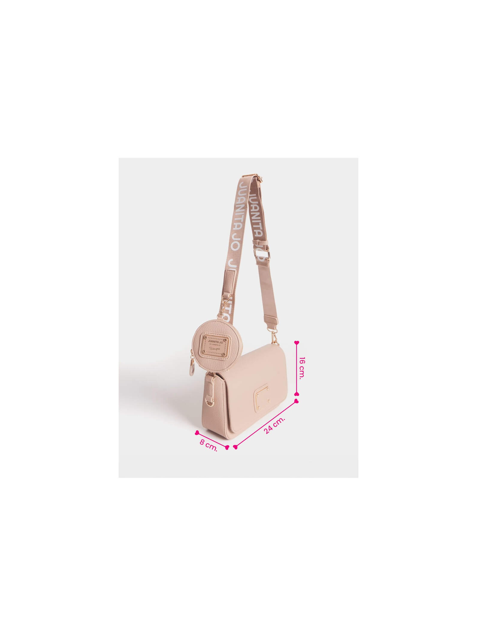 Bandolera Arial Visón