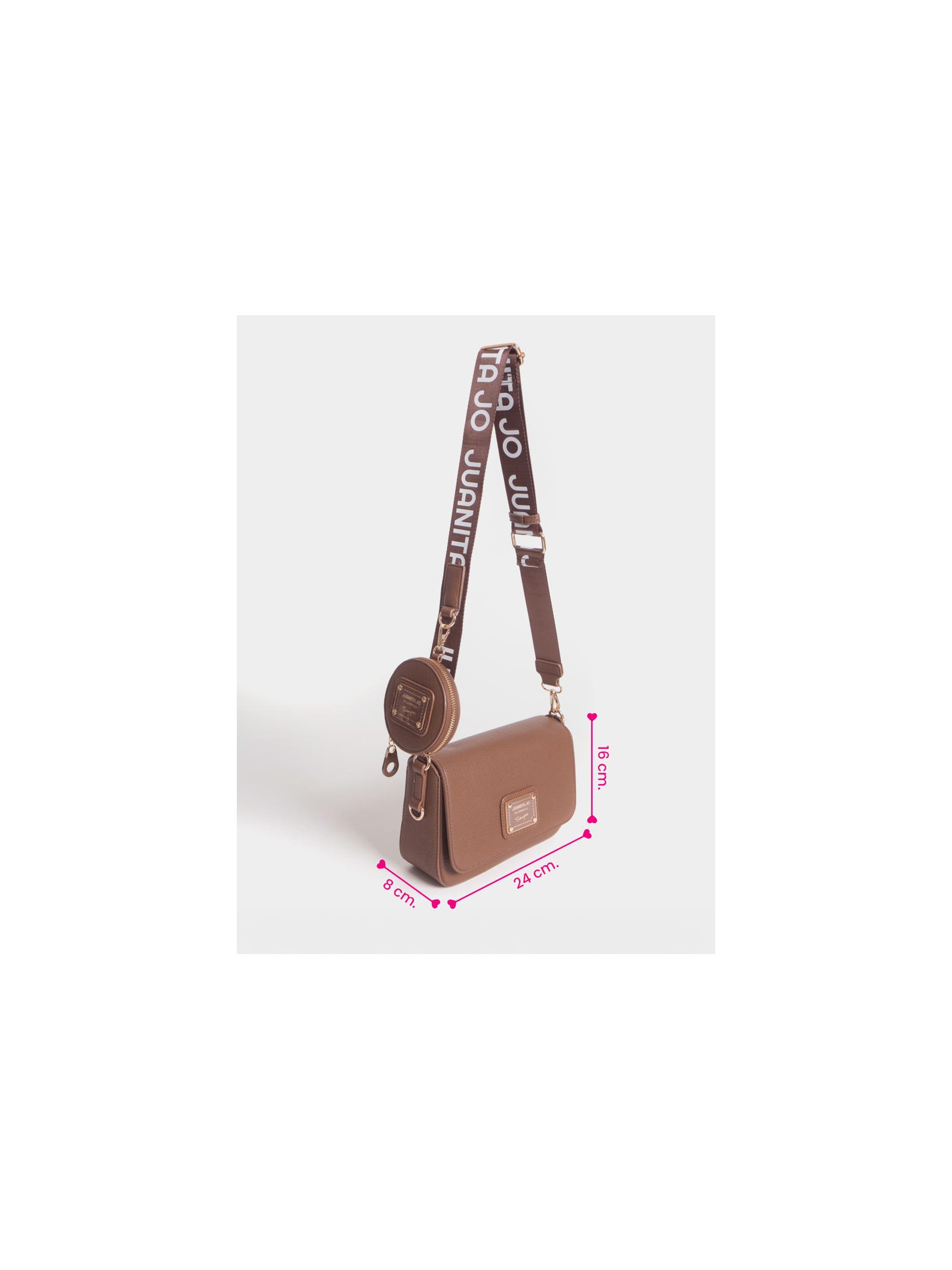 Bandolera Arial Chocolate