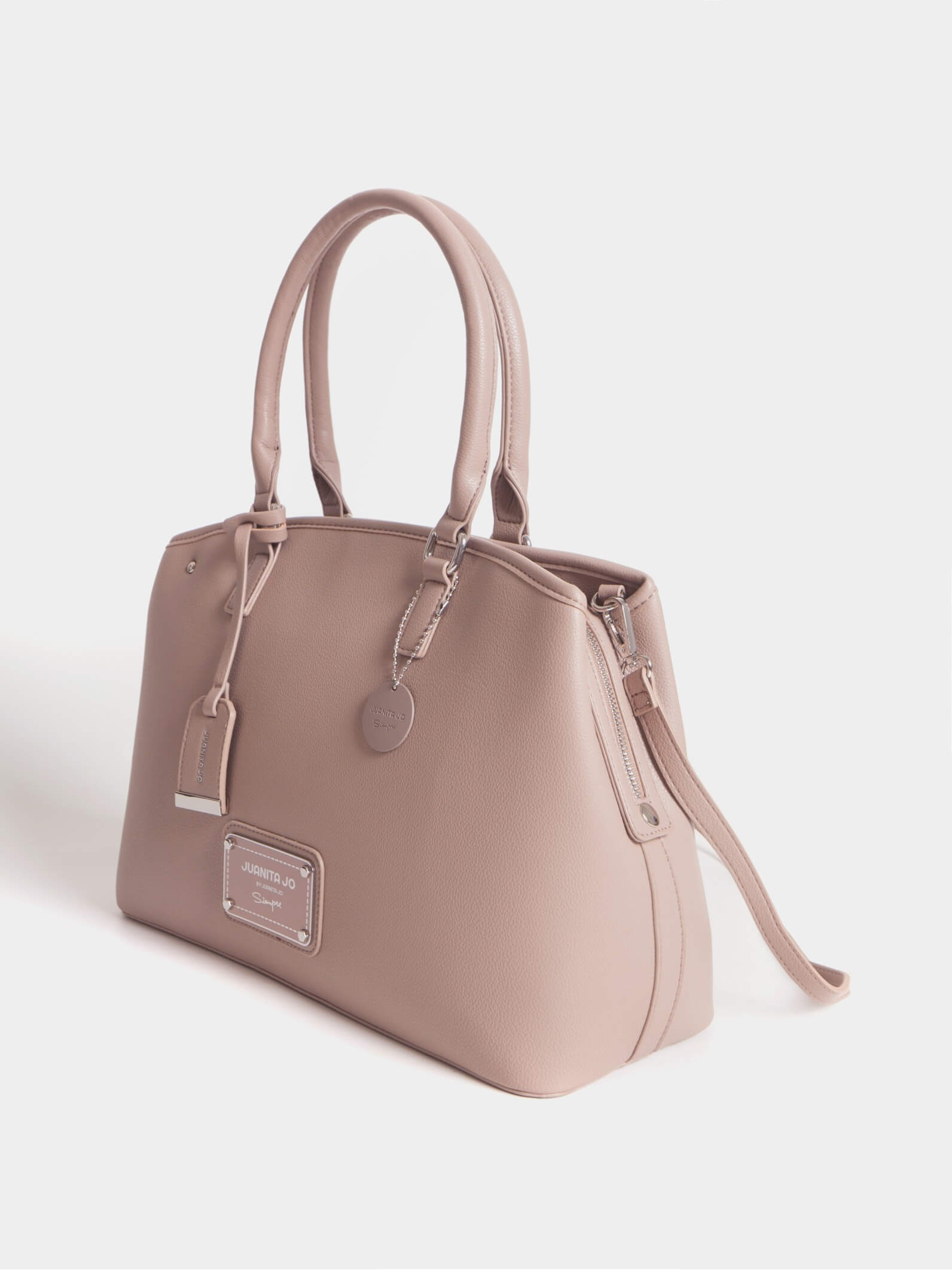 Cartera de mano grande Venecia Visón