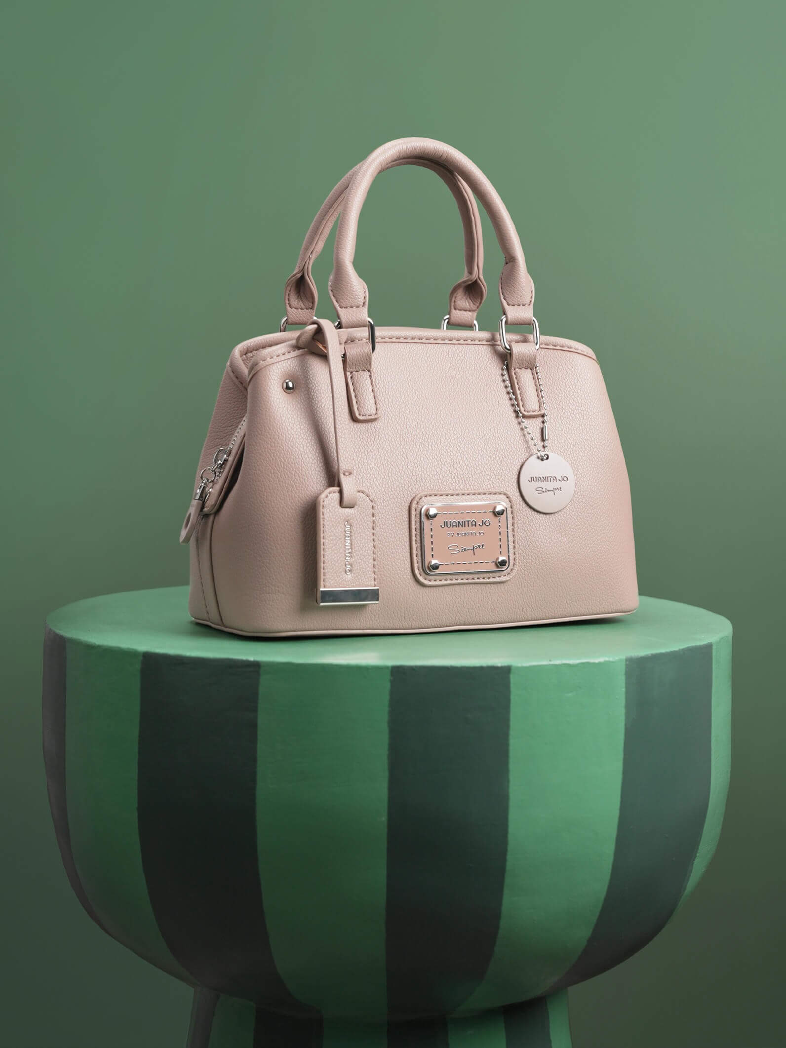 Cartera de mano Venecia Visón