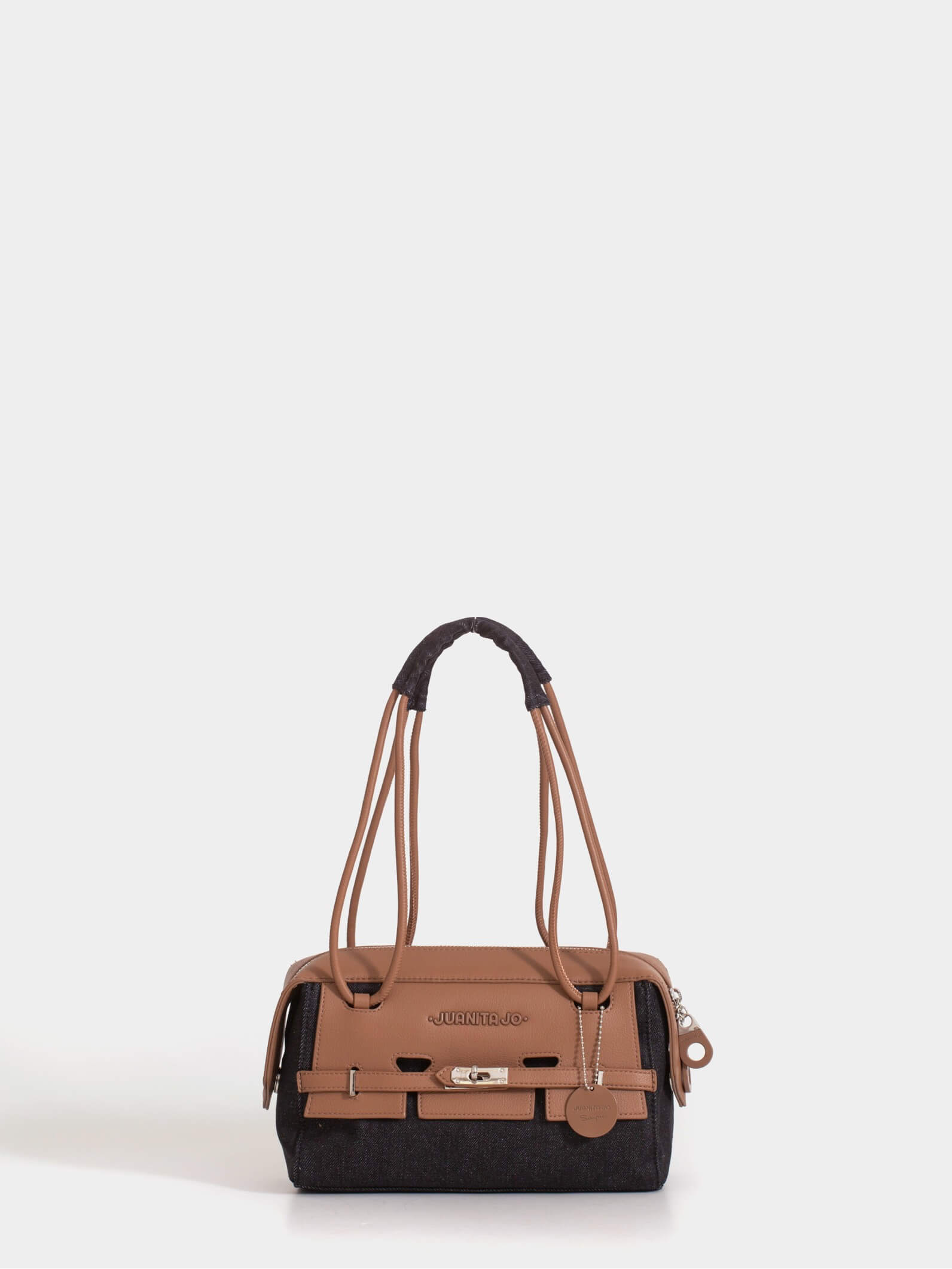 Baguette denim jessie negro y suela