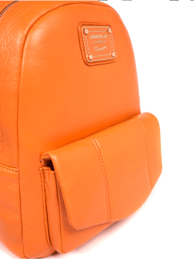 MOCHILA PUFFER  NARANJA MELANIE